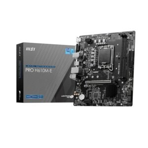 MSI MOTHERBOARD PRO H610M-E DDR5