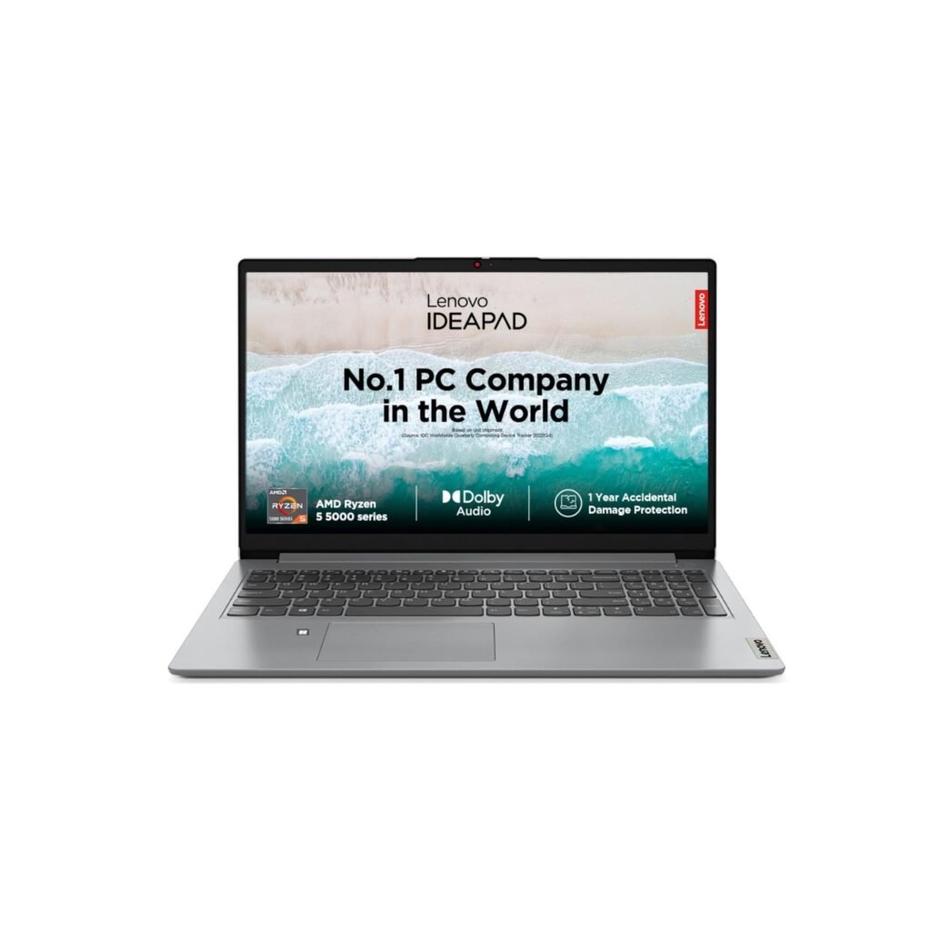 LENOVO LAPTOP IP1-1NIN (R5 -5500/8GB/512GB/15.6/WIN11+MS)