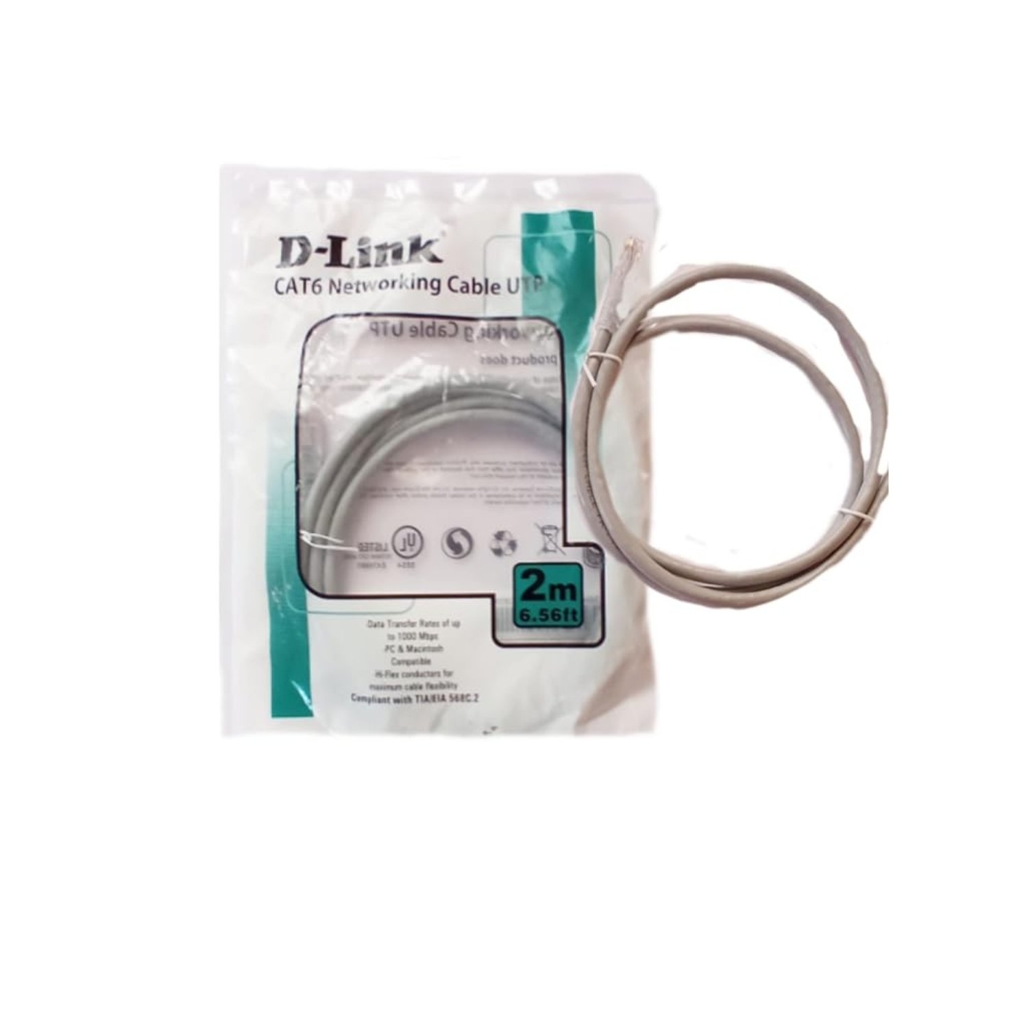 DLINK CAT 6 PATCH CABLE 2 MTR
