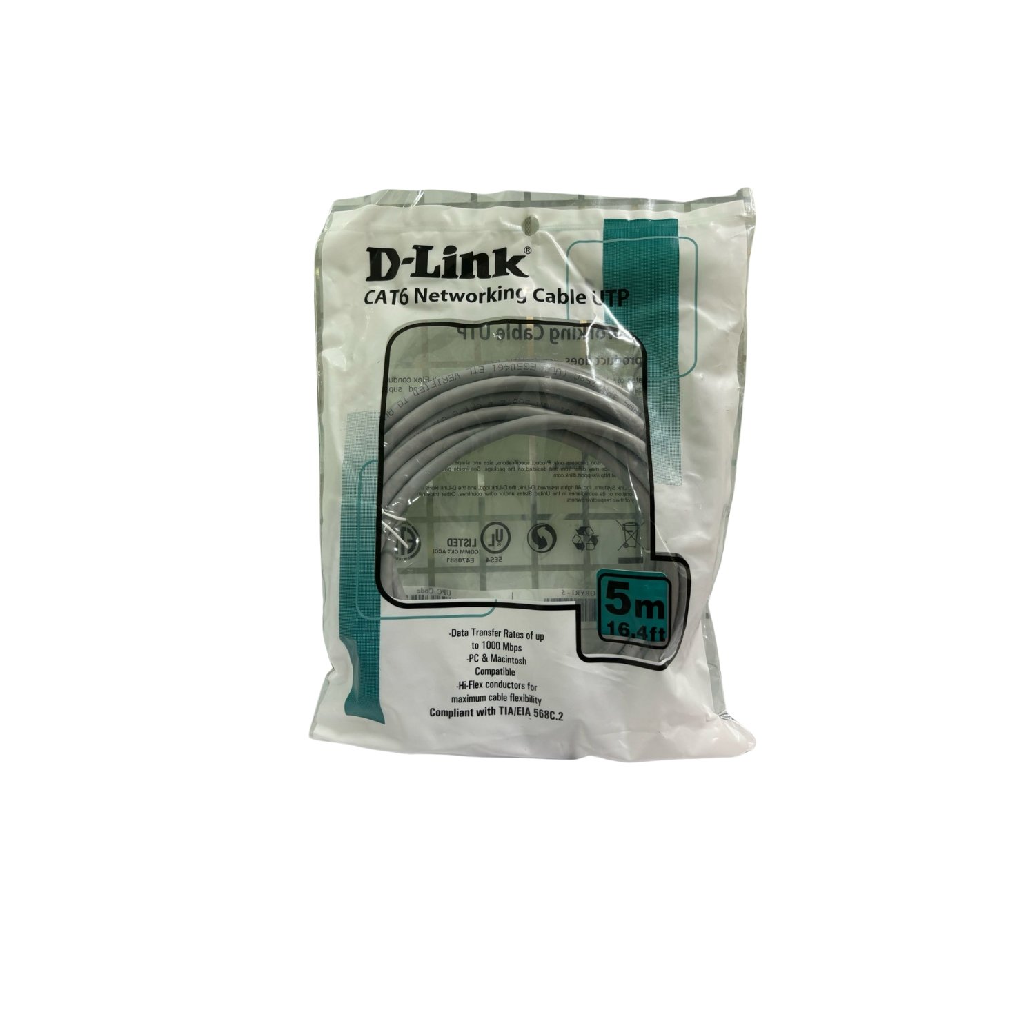 DLINK CAT 6 PATCH CABLE 5 MTR - Image 2