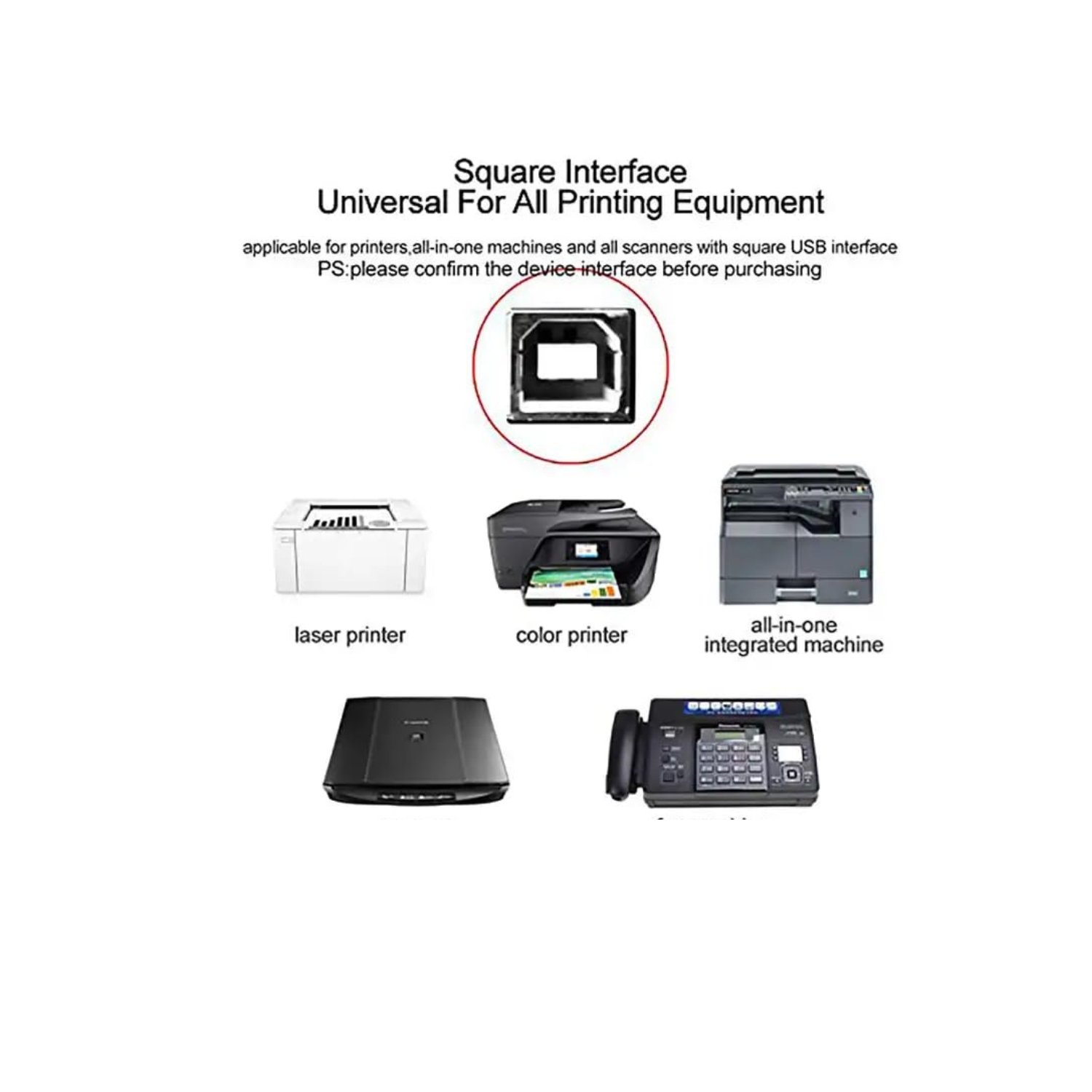 HAMMOK PRINTER CABLE 2.0 1.5 METERS HARMONY - Image 5