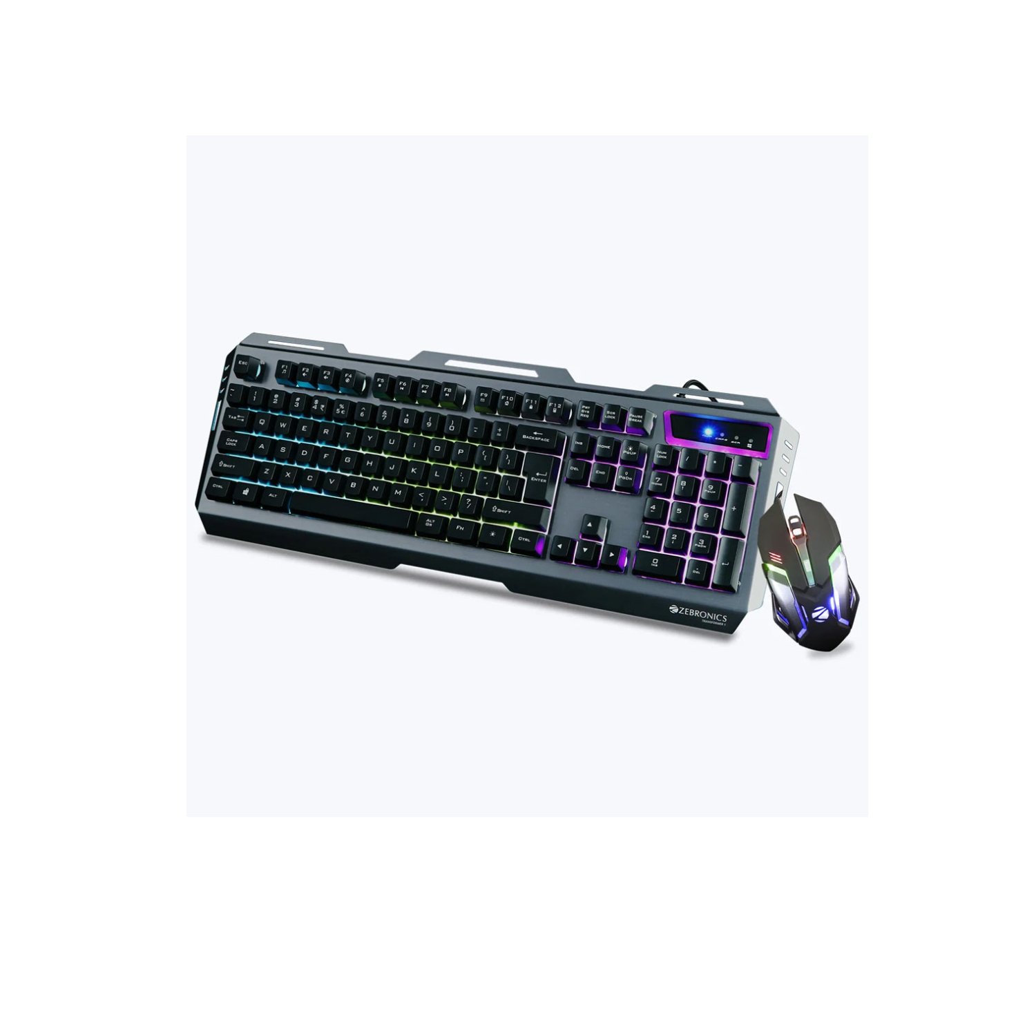 ZEB USB KEYBOARD AND MOUSE TRANSFORMER 1 BLACK