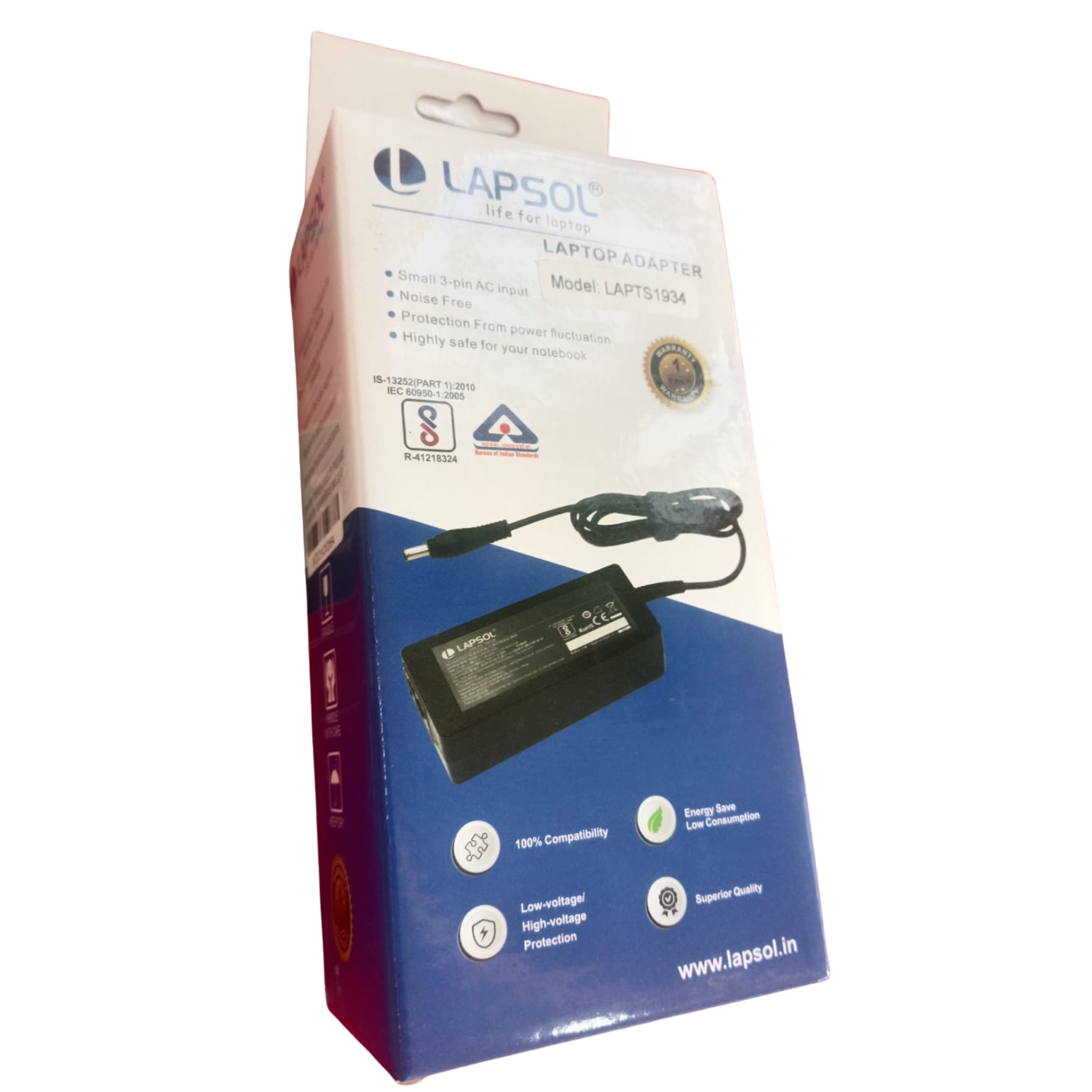 Laptop Power Adapter with Overload and Short-Circuit Protection for Safe Charging - Image 3