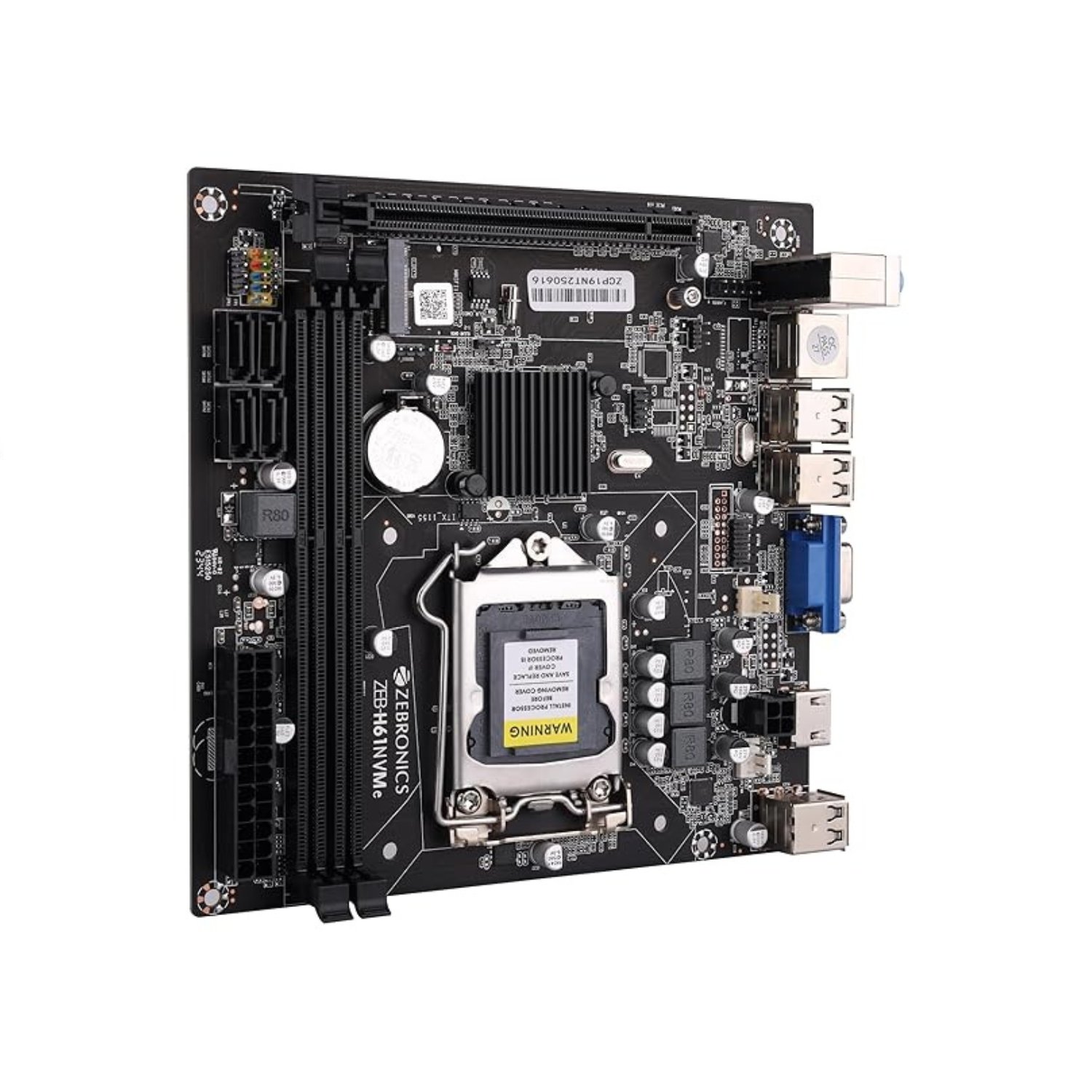 ZEBRONICS H61-NVMe Micro-ATX Motherboard – Intel LGA 1155, DDR3. - Image 3