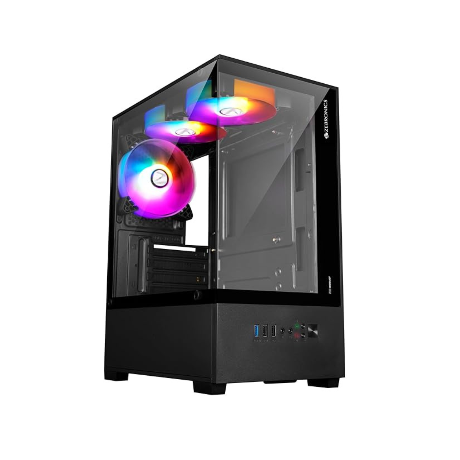 Zebronics ROBUST Premium Gaming Chassis with Tempered Glass